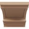 Ekena Millwork 4"W x 4"D x 4"H Wide Diane Rough Cedar Woodgrain TimberThane Corbel, Primed Tan CORUR04X04X04DIARCPR - alternate 4